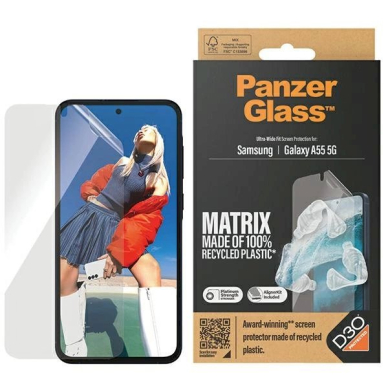 PanzerGlass Matrix Ultra-Wide Fit foilpositioner Samsung Galaxy A55 5G