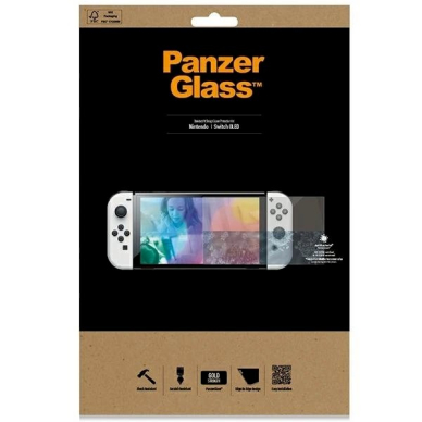 PanzerGlass Standard antibacterial glass Nintendo Switch OLED 5