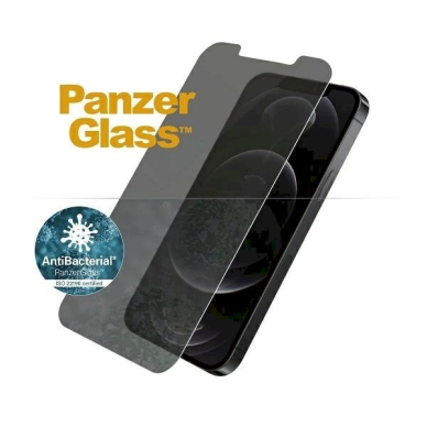 PanzerGlass Standard Super+ antibacterial privacy apsauginis stiklas  iPhone 12 / 12 Pro 1