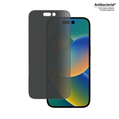 PanzerGlass Ultra-Wide Fit Antibacterial Privacy apsauginis stiklas  iPhone 14 Pro 2