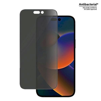 PanzerGlass Ultra-Wide Fit apsauginis stiklas  Antibacterial PrivacyPositioner iPhone 14 Pro Max