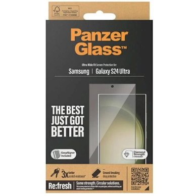 PanzerGlass Ultra-Wide Fit apsauginis stiklas Applicator Samsung Galaxy S24 Ultra 3