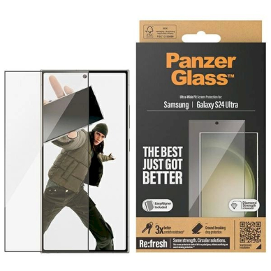 PanzerGlass Ultra-Wide Fit apsauginis stiklas Applicator Samsung Galaxy S24 Ultra