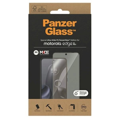 PanzerGlass Ultra-Wide Fit apsauginis stiklas  Motorola Moto Edge 30 Neo 2