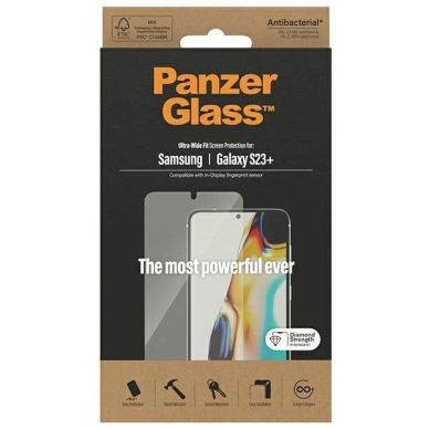 PanzerGlass Ultra-Wide Fit apsauginis stiklas  Samsung Galaxy S23+ 2