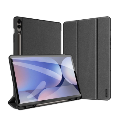 Planšetės Dėklas Dux Ducis Domo PU Leather Case with Stand Samsung Tab S10+ / S9+ / S9 FE+ - Juodas 1