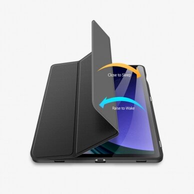 Planšetės dėklas Dux Ducis Toby case su flip stand skirta Samsung Galaxy Tab S9 FE - Mėlynas 14