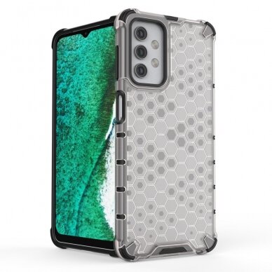 Samsung Galaxy A32 Plastikinis dėklas Honeycomb Case 5G Skaidrus 4