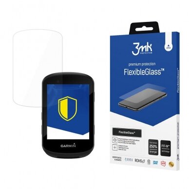 Plėvelė Garmin Edge 530 - 3mk lankstus stiklas FlexibleGlass™