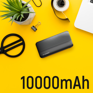 Powerbankas Wozinsky 10000mAh 2 x USB Juodas (WPBBK1) 7