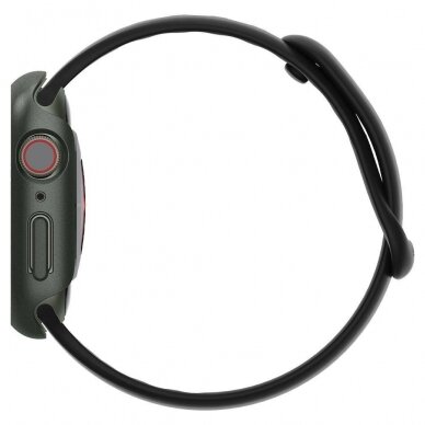 Rėmelis SPIGEN THIN FIT APPLE WATCH 7/8/9 (45MM) tamsiai žalia 8