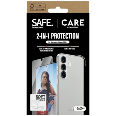 Rinkinys dėklas + stiklas CARE by PanzerGlass Fashion 2in1 Samsung Galaxy S25+ 3