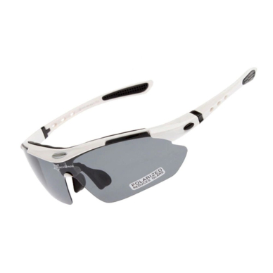 Rockbros 10002 polarizing cycling glasses - baltas 2