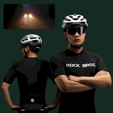 Rockbros 15120002002 short sleeve cycling jersey M - Juodas 2