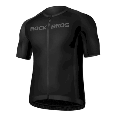 Rockbros 15120002005 short sleeve XXL cycling jersey - Juodas