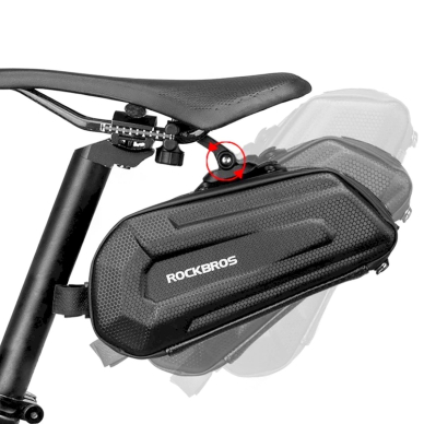 Rockbros B69 bicycle saddle Krepšys 1.7leasy release system - Juodas 5