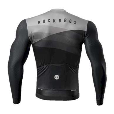 Rockbros cycling jersey 15120009002 long sleeve spring/summer M - Juodas 2