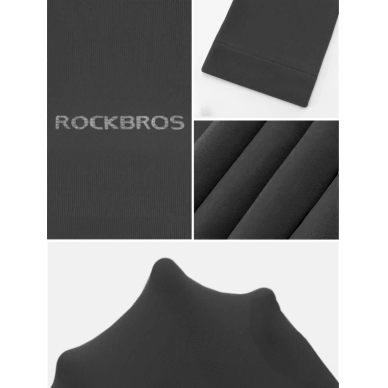 Rockbros XT9002BK cycling sleeves - Juodas (2 pcs.) 6