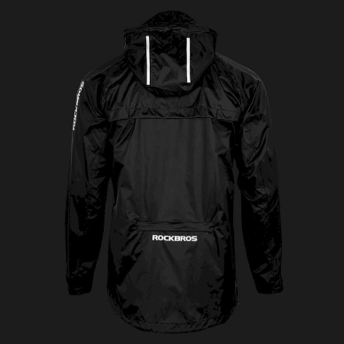 Rockbros YPY013BK2XL Rain Jacket Breathable Windproof XXL - Juodas 2