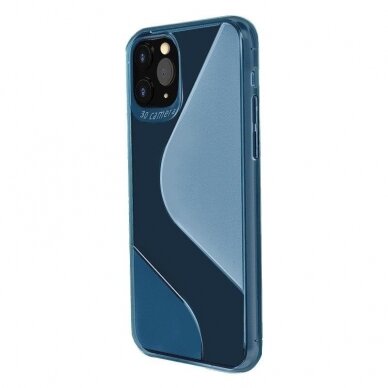 S-Case Lankstus Tpu Dėklas Huawei P40 Lite E Mėlynas DZWT2129