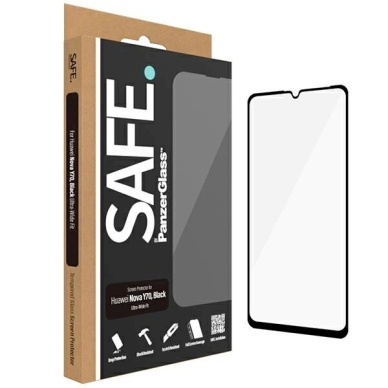 SAFE by PanzerGlass Apsauginis stiklas Huawei Nova Y70 / Y70 Plus / Y71 -Juodas