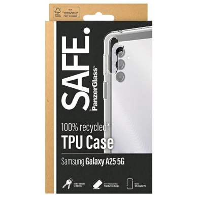 SAFE by PanzerGlass Dėklas Samsung Galaxy A25 5G - Permatomas 3