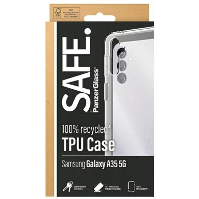 SAFE by PanzerGlass Dėklas Samsung Galaxy A35 5G - Permatomas 3