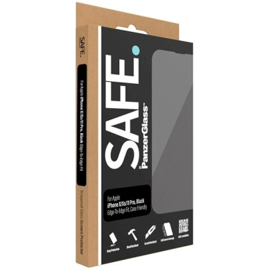 SAFE by PanzerGlass Edge-to-Edge Apsauginis stiklas iPhone 11 Pro / Xs / X -Juodas  3