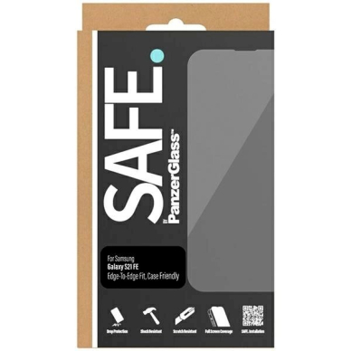 SAFE by PanzerGlass Edge-to-Edge Apsauginis stiklas Samsung Galaxy S21 FE -Juodas  3