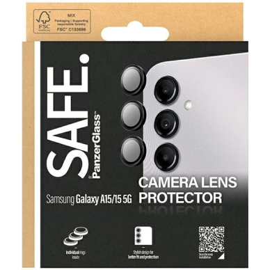 SAFE by PanzerGlass Kameros apsauga Samsung Galaxy A15 / A15 5G -Juodas  3