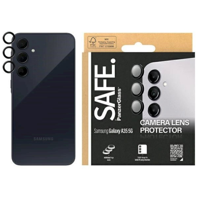 SAFE by PanzerGlass Kameros apsauga Samsung Galaxy A35 5G -Juodas