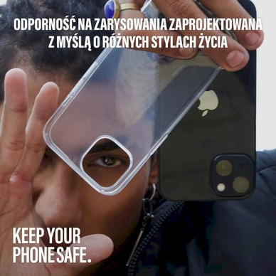 SAFE by PanzerGlass recycled TPU Dėklas iPhone 15 Plus - Permatomas 3