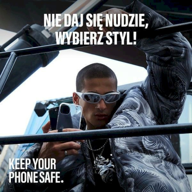 SAFE by PanzerGlass recycled TPU Dėklas iPhone 15 Plus - Permatomas 7