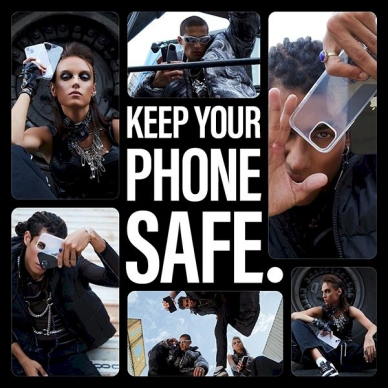 SAFE by PanzerGlass recycled TPU Dėklas iPhone 15 Pro Max - Permatomas 2