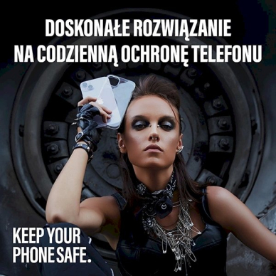 SAFE by PanzerGlass recycled TPU Dėklas iPhone 15 Pro Max - Permatomas 4