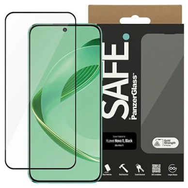 SAFE by PanzerGlass Ultra-Wide Fit Apsauginis stiklas Huawei nova 11 -Juodas