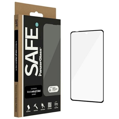 SAFE by PanzerGlass Ultra-Wide Fit Apsauginis stiklas Motorola Moto G72