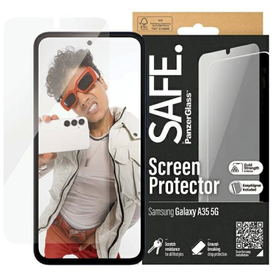 SAFE by PanzerGlass Ultra-Wide Fit Apsauginis stiklas positioner Samsung Galaxy A35 5G