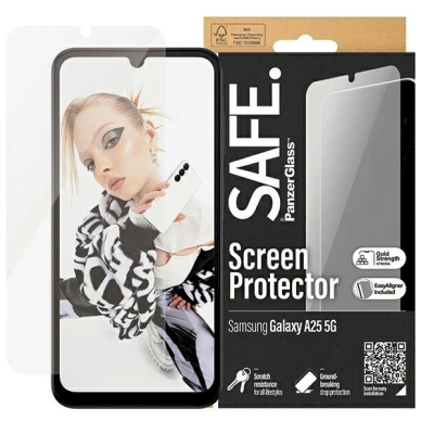 SAFE by PanzerGlass Ultra-Wide Fit Apsauginis stiklas Samsung Galaxy A25 5G