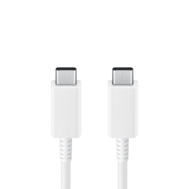 Samsung cable USB-C - USB-C 5A 480Mbps 1.8m Baltas (EP-DX510JWEGEU) 2