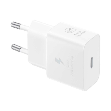 Samsung EP-T2510NWEGEU 25W SFC USB-C GaN wall Įkroviklis  - baltas