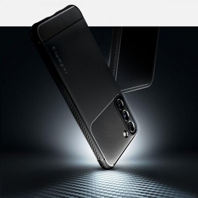 SAMSUNG GALAXY S22 DĖKLAS SPIGEN RUGGED ARMOR MATTE JUODAS 8