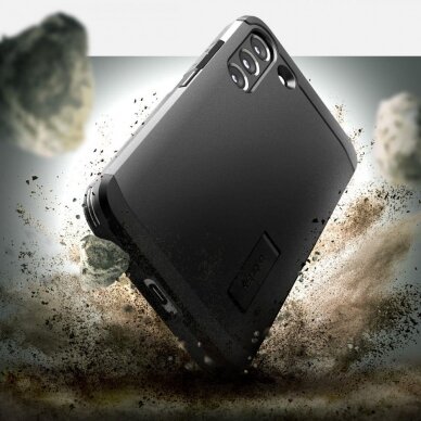 SAMSUNG GALAXY S22 DĖKLAS SPIGEN TOUGH ARMOR JUODAS 9