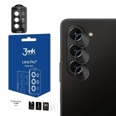 Samsung Galaxy Z Fold 5 - Kameros apsauga 3mk Lens Protection Pro Juodas