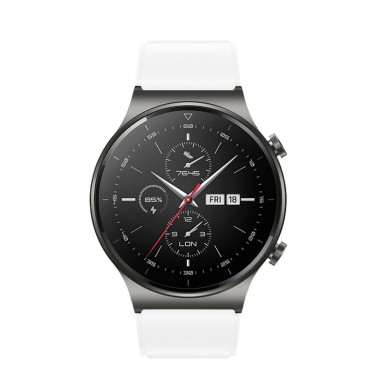 Silikoninė apyrankė Huawei Watch GT 2/3/4/2 Pro/3 Pro/4 Pro/GT 2e 46mm - Balta 2