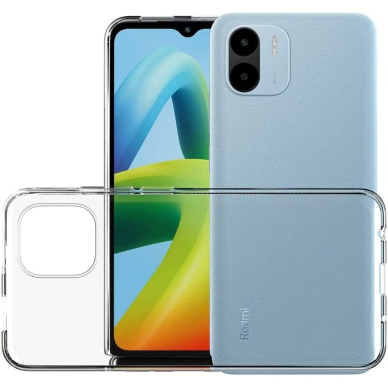 Silikoninis dėklas Antislip O2 Xiaomi Redmi A1/Redmi A2 skaidrus 2