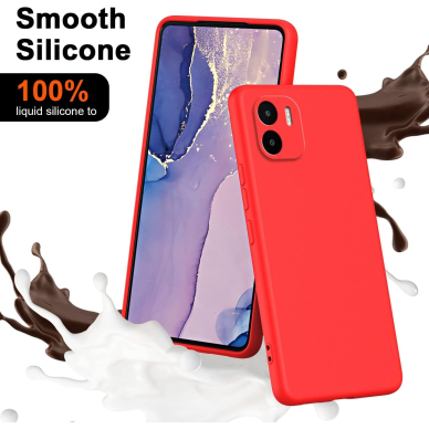 Silikonins Dėklas Dynamic Xiaomi Redmi A1/Redmi A2 raudonas 2