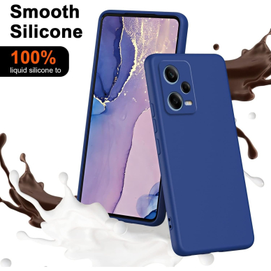 Silikonins Dėklas Dynamic Xiaomi Redmi Note 12 5G tamsiai mėlynas 2