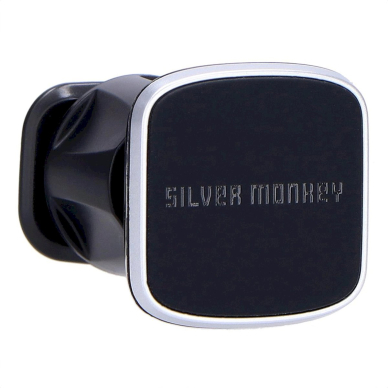 Silver Monkey CM-MGN-SM magnetic car air vent Laikiklis - Juodas