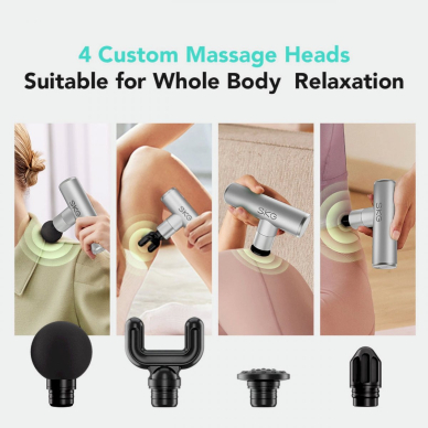 SKG F3 Lite massage gun the whole body - silver 11